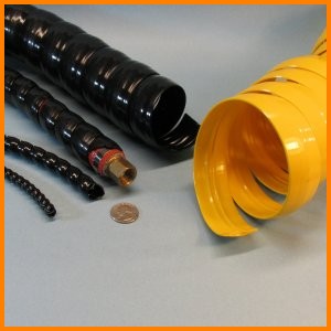 Plasticized Cellulose Acetate Spiral Wrap Abrasion Protection for wire cable hose